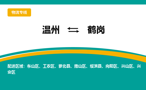 溫州到鶴崗南山區物流專線