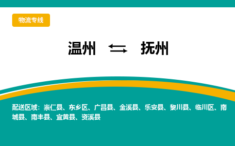 溫州到撫州臨川區物流專線